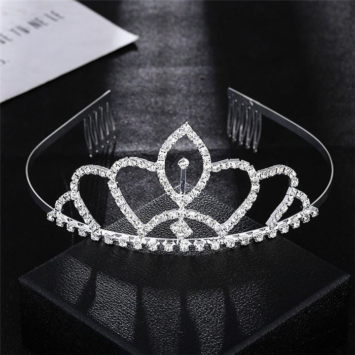 Hot Crystal Wedding Hair Jewelry Tiara Crown Combs
