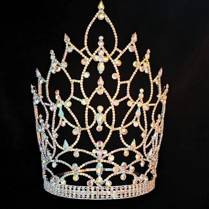 Tilk Vesi Full Clear Stone Pageant Crown